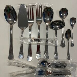 ZEPTER INTERNATIONAL Silver Cutlery Set of 42 pieces! NEW.
